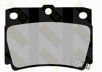 BRAKE ENGINEERING pa1370 -  Комплект тормозных колодок, дисковый тормоз
